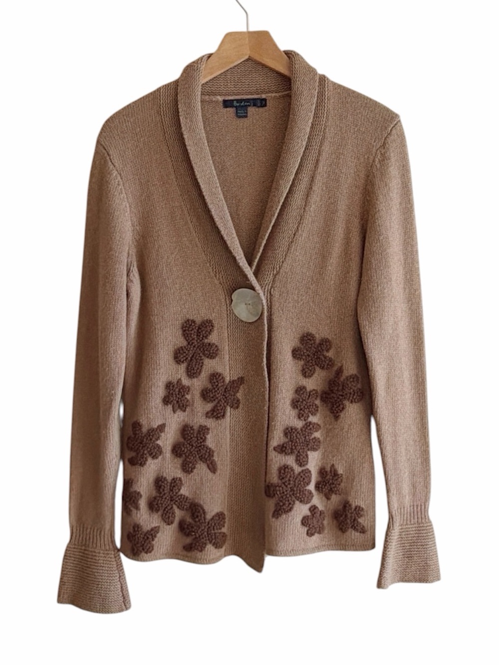 Boden floral cardigan sweater size US 10 UK 14